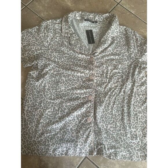 NWT Tart Collection XL Supersoft Animal Print PJ Top Sleepwear - Picture 1 of 7